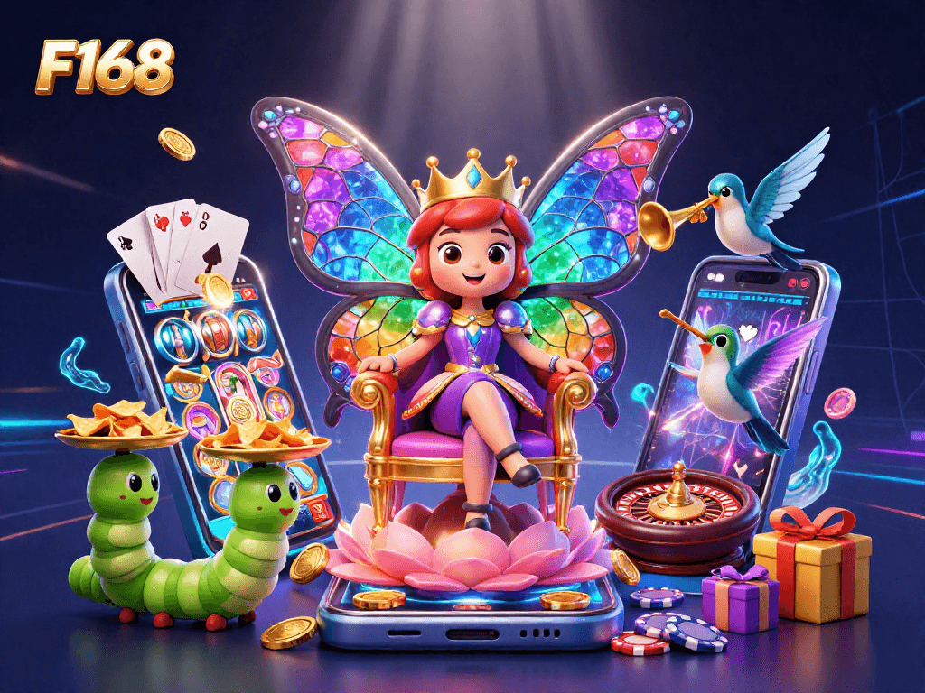 Win big at F168 with engaging slot games, vibrant colors, and rich gaming elements.