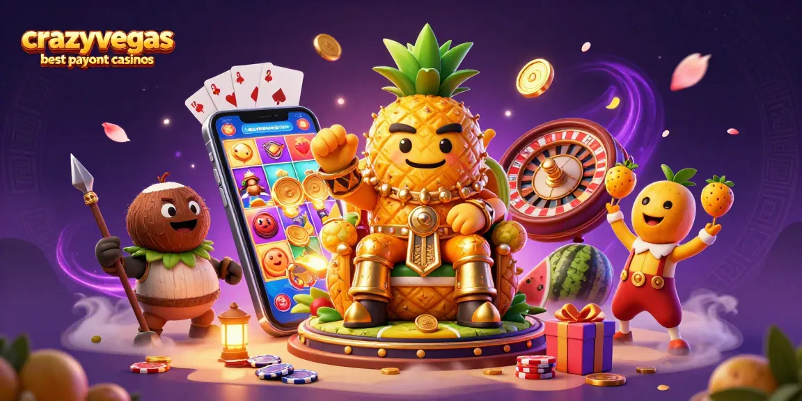Experience the thrill at crazyvegas best payout casinos with vibrant 3D casino characters and games.