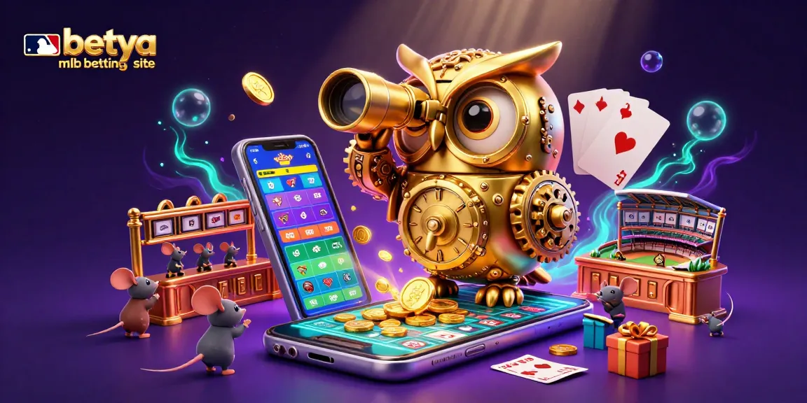 Engage with the betya mlb betting site through this vibrant 3D depiction showcasing baseball betting excitement.
