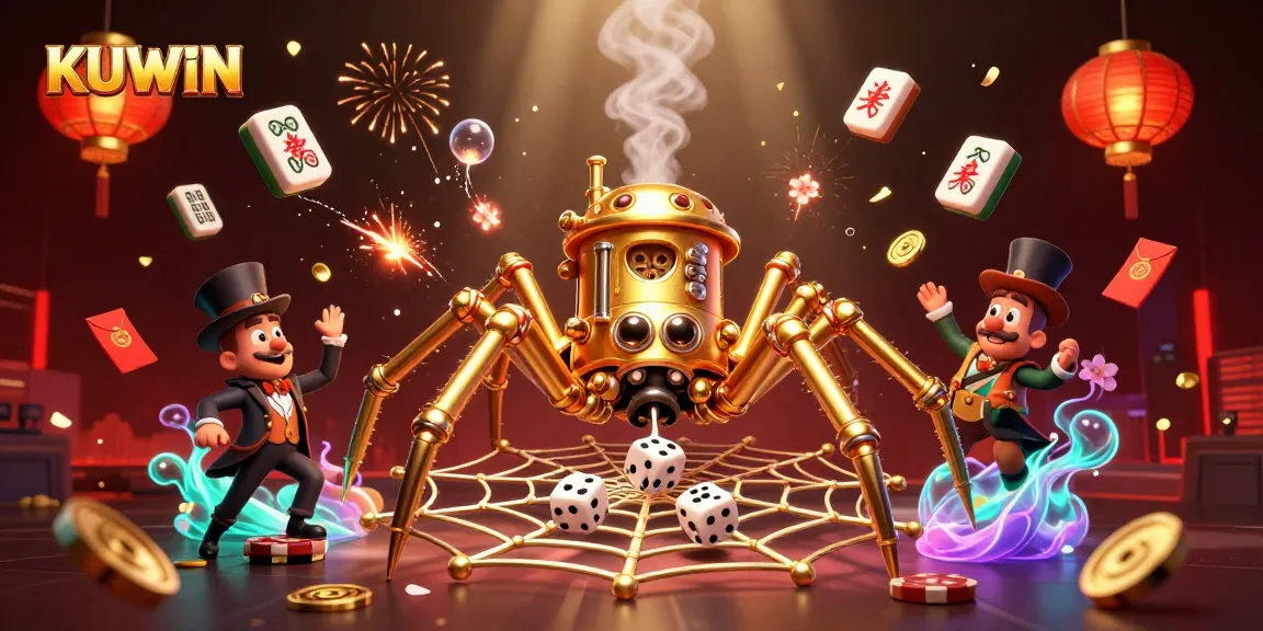 KUWIN captivates players with vibrant 3D gambling scenes filled with gaming excitement.