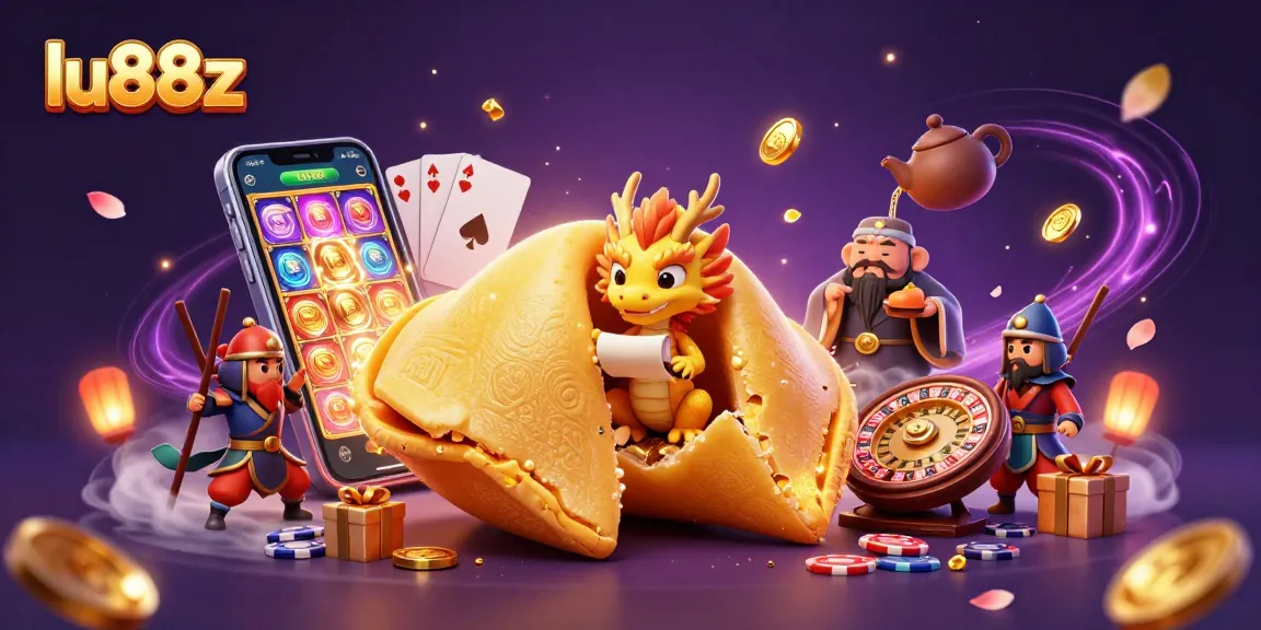 lu88z players engage with vibrant casino dynamics in an immersive 3D illustration
