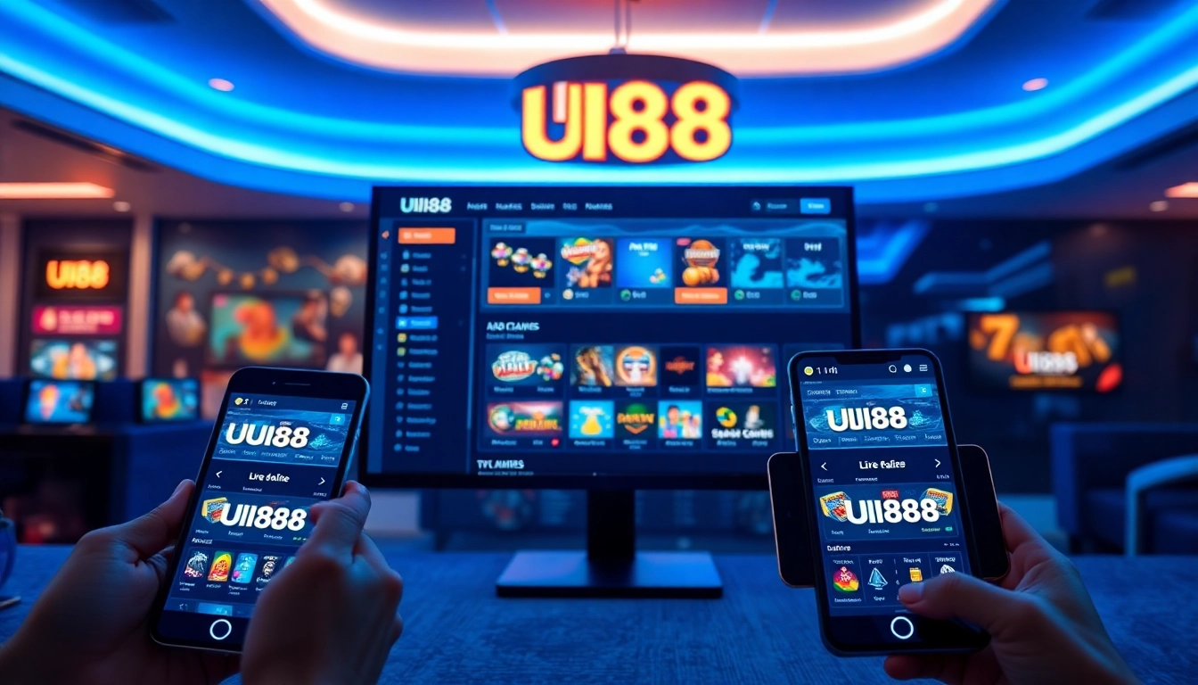 UU88 online gaming platform showcasing diverse gaming options and seamless interface.