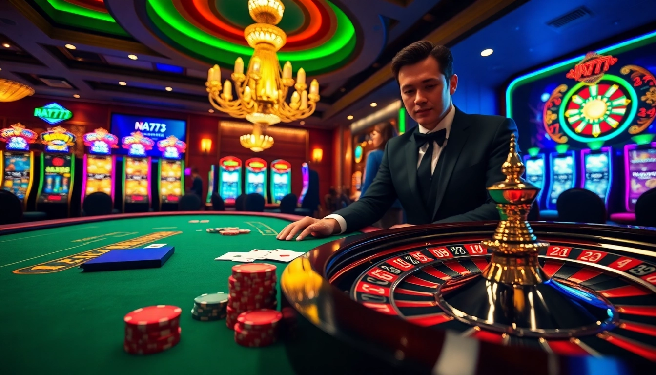Experience high-stakes action at NA777's live dealer games with professional croupiers and vibrant atmosphere.