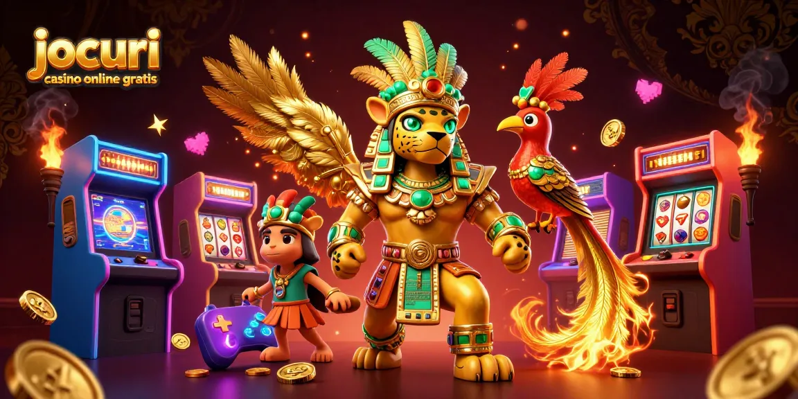 Joacă jocuri casino online gratis cu păcănele fascinante în această ilustrație dinamică
