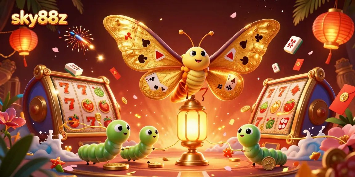 Engage with the enchanting sky88z scene showcasing vibrant casino-themed digital art.