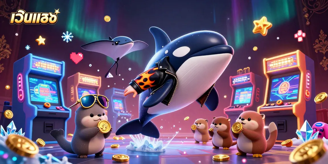 เล่นเกมเว็บตรงสล็อตกับตัวละครที่น่าตื่นเต้นในฉากคาสิโน 3D ที่เต็มไปด้วยเหรียญและองค์ประกอบที่มีสีสัน