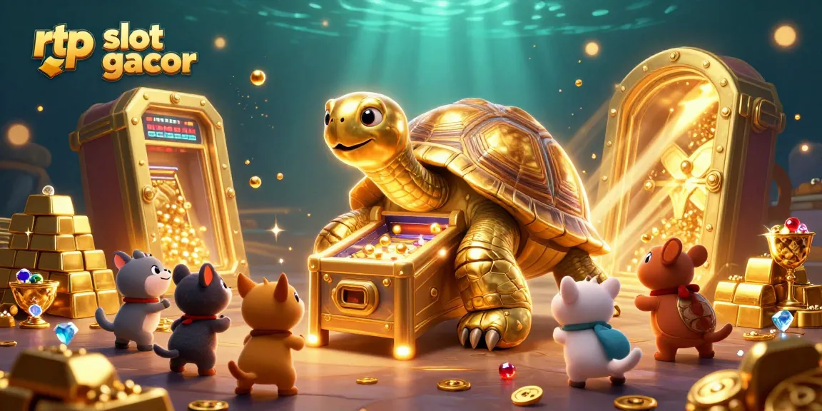 Experience exhilarating rtp slot gacor gameplay amidst treasures and excitement in this vibrant 3D illustration.