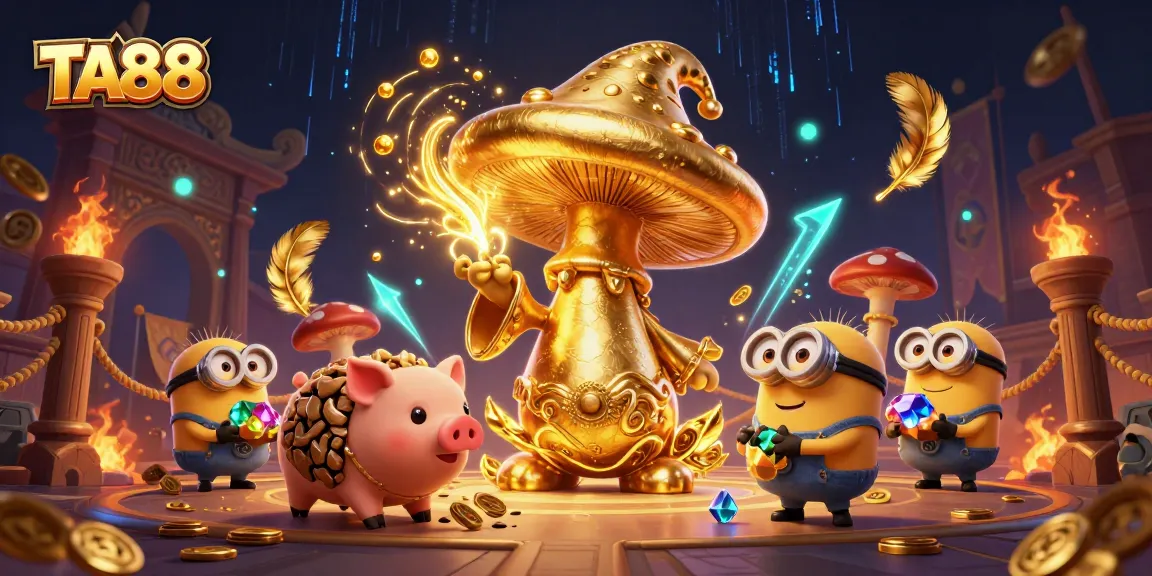 Experience the thrill of TA88’s magical gaming world with vibrant treasures and dynamic energy.
