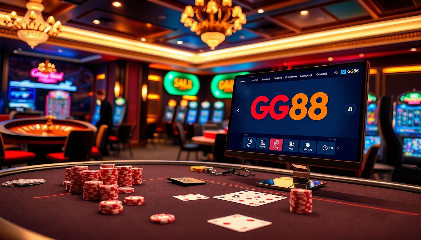 Experience the thrill of online gambling at nhà cái gg88 with exciting casino tables and games.