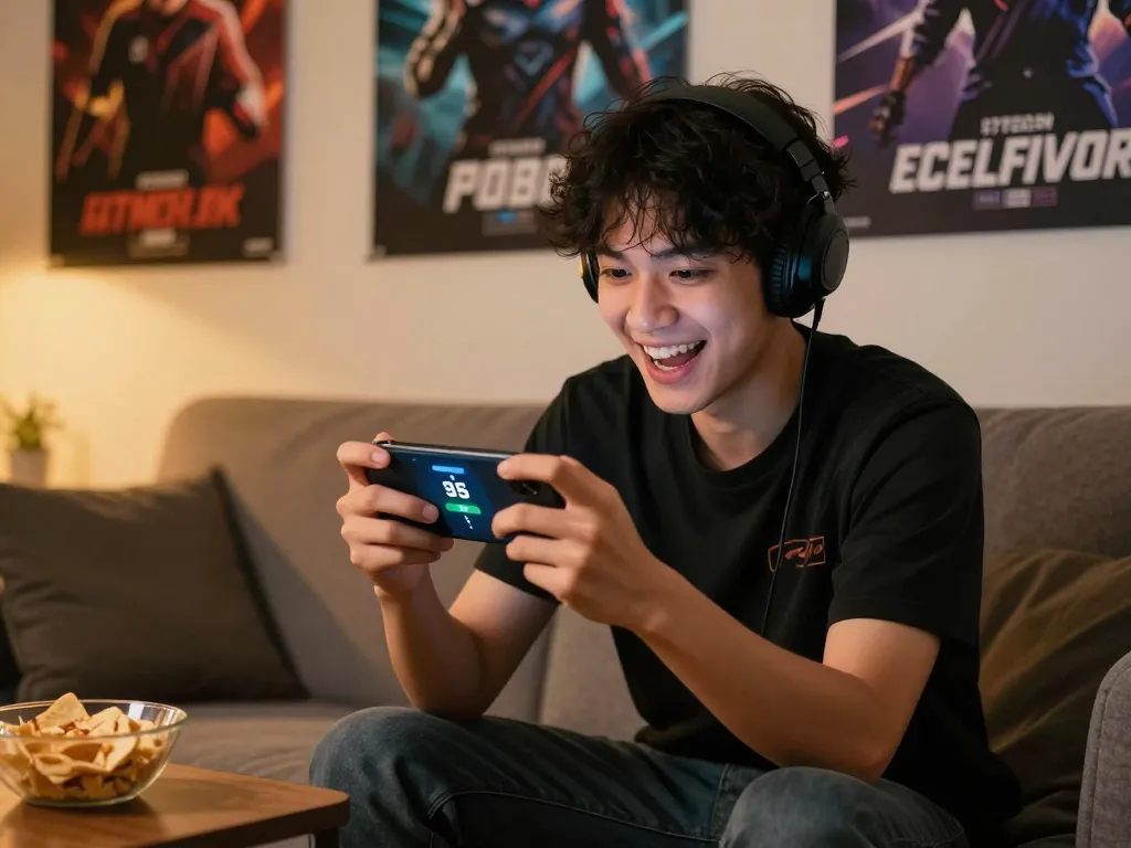 Engaged in esport betting singapore, a gamer places a bet using a mobile app during a live match.
