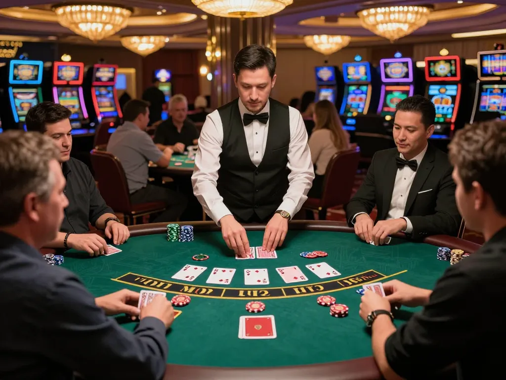 Active players enjoying a blackjack game at NHÀ CÁI F168, displaying thrilling gameplay and strategic bets.
