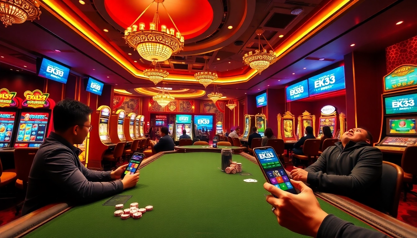 Engage in thrilling game action at https://ek333pro.com/ with casino tables, slots, and live dealers.