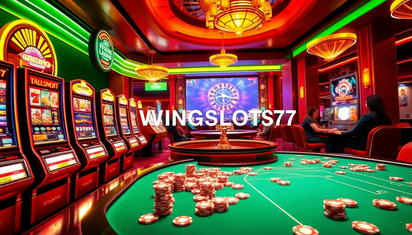 Experience thrill with Wingslots77 Login as players enjoy dynamic online casino gaming.