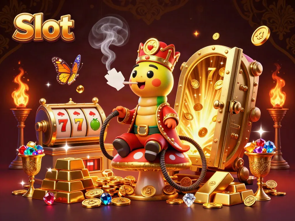 Slot memberikan peluang besar dengan berbagai simbol jackpot dan visual menarik yang membangkitkan semangat bermain.