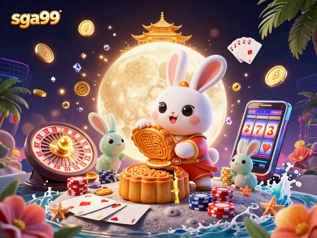 Experience thrilling gameplay with sga99, featuring vibrant casino elements and playful characters.