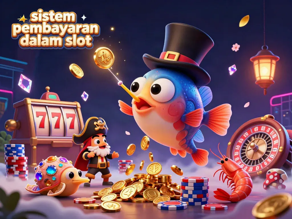 Menggali sistem pembayaran dalam slot dengan karakter unik dan elemen kasino yang kaya.