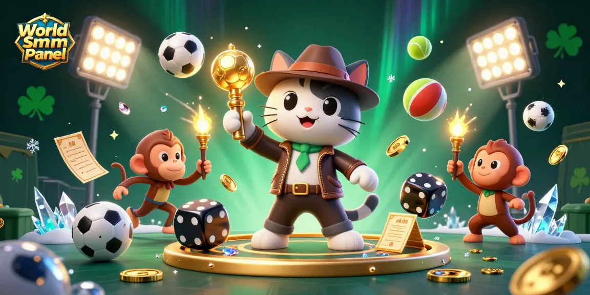 Boost engagement with the World Smm Panel, 3D illustration of a dynamic gaming scene.