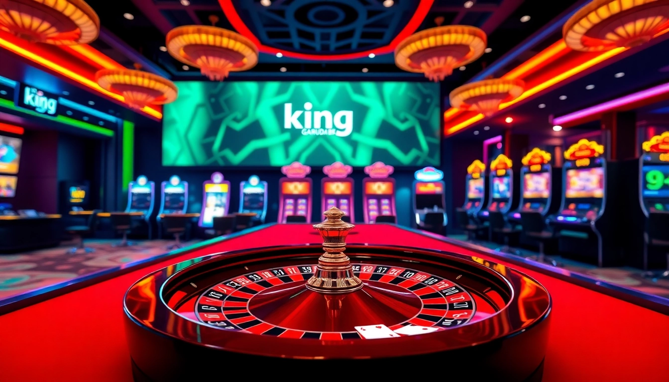 Engage with king garuda138 through an exciting online casino experience with roulette and slot machines.