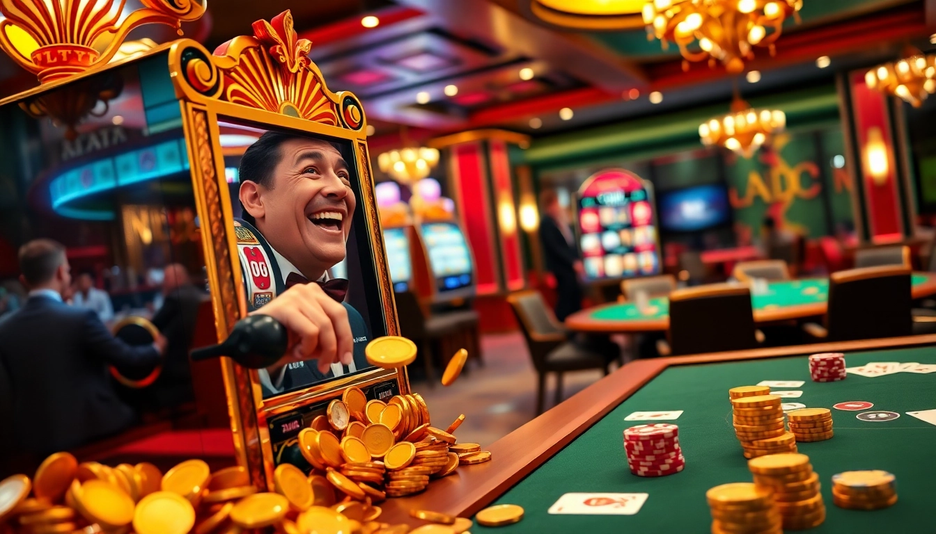 Rasakan kemenangan mendebarkan di slot88 di kasino yang elegan, dengan mesin slot yang berwarna-warni dan meja taruhan tinggi.