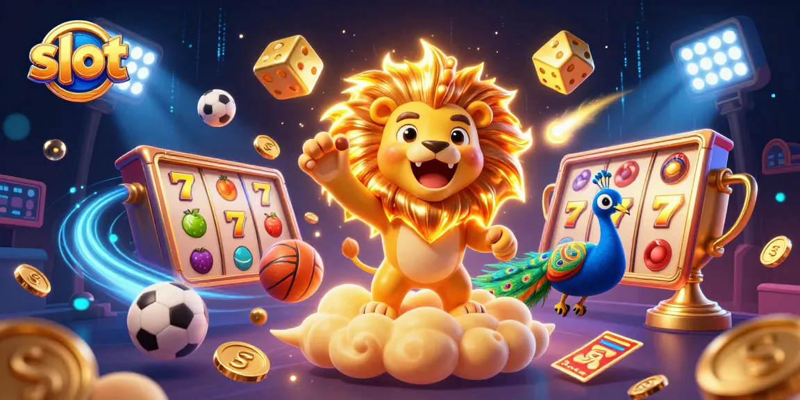 Spin the reels in a vibrant slot adventure with golden coins and dynamic sports elements!