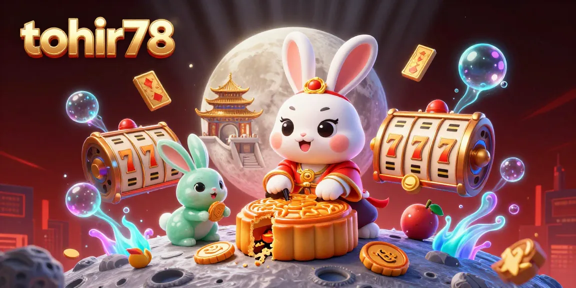 Menangkan jackpot di Tohir78 dengan ilustrasi 3D yang kaya detail, menggambarkan karakter dan elemen kasino.