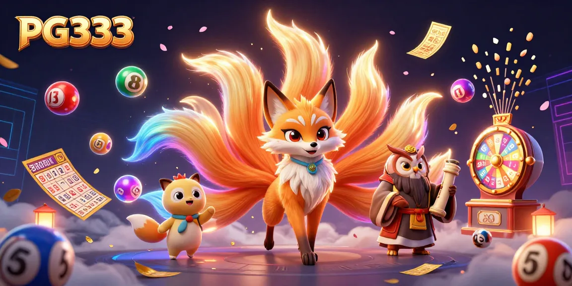 Engage with the immersive PG333 gaming experience through a colorful and vibrant casino-themed illustration.