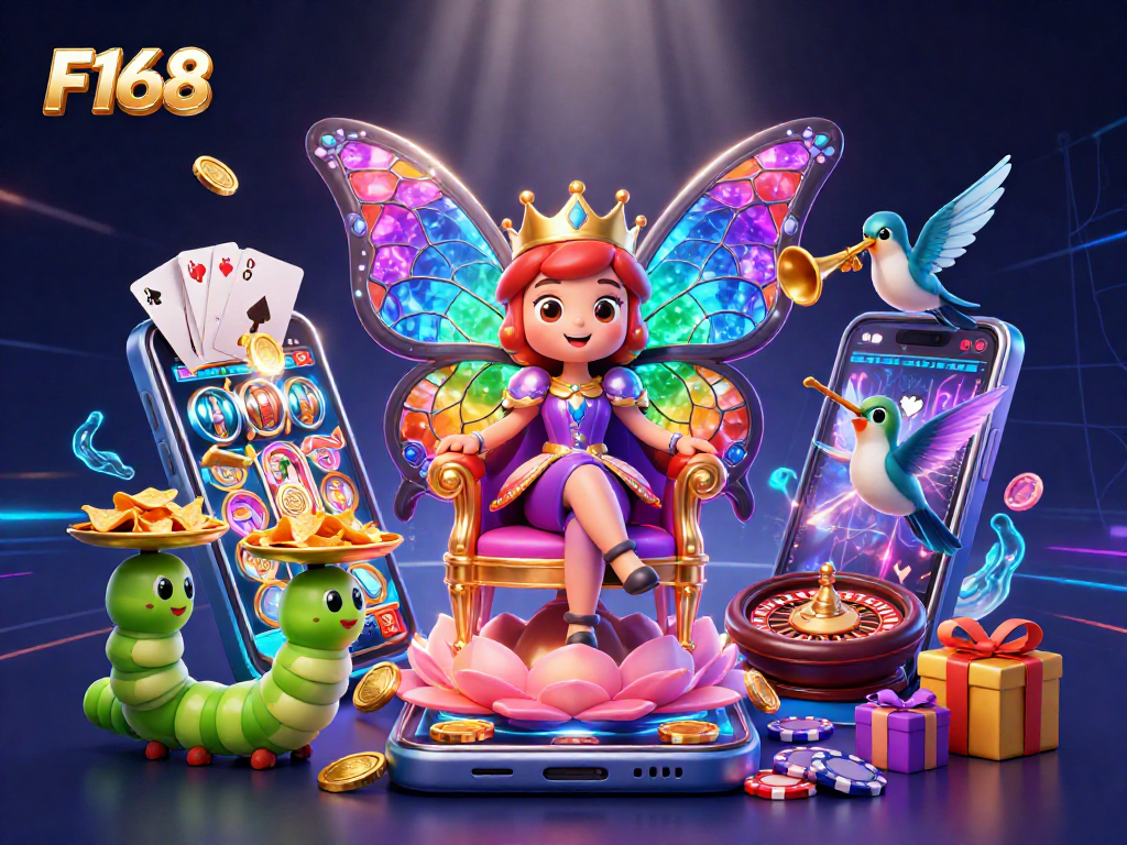 Win big at F168 with engaging slot games, vibrant colors, and rich gaming elements.