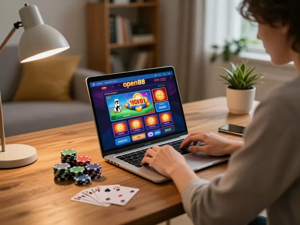 Engage with open88 online gambling casino from the comfort of your home.