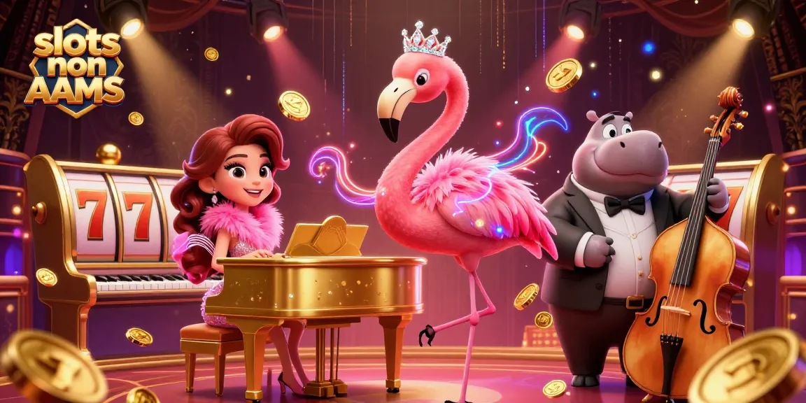 Vivi l'emozione dei slots non AAMS con personaggi 3D che portano in vita l'atmosfera del casinò.