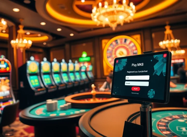 Experience the thrill of สมัคร MK8 with exciting casino gameplay, featuring vibrant slot machines and poker.