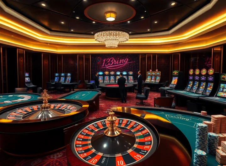 Experience the thrill of 123b.ing with luxurious casino gaming and vibrant environments.