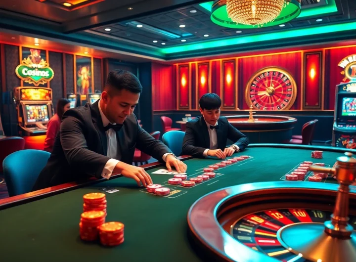 Experience high-stakes excitement at PG88 with professional players and elegant casino tables.