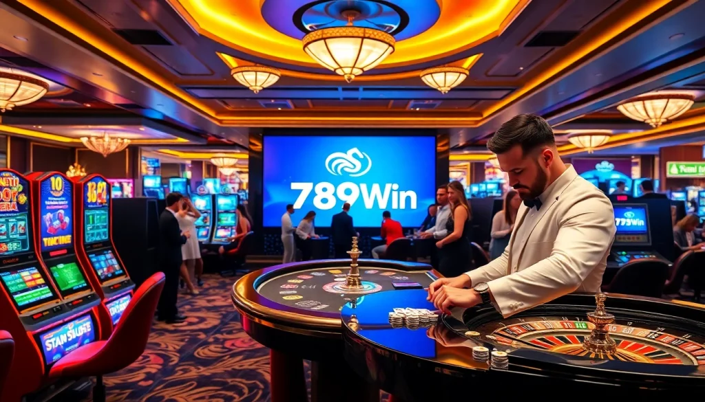 Experience the excitement at trang chủ 789Win with vibrant casino elements and enthusiastic players.
