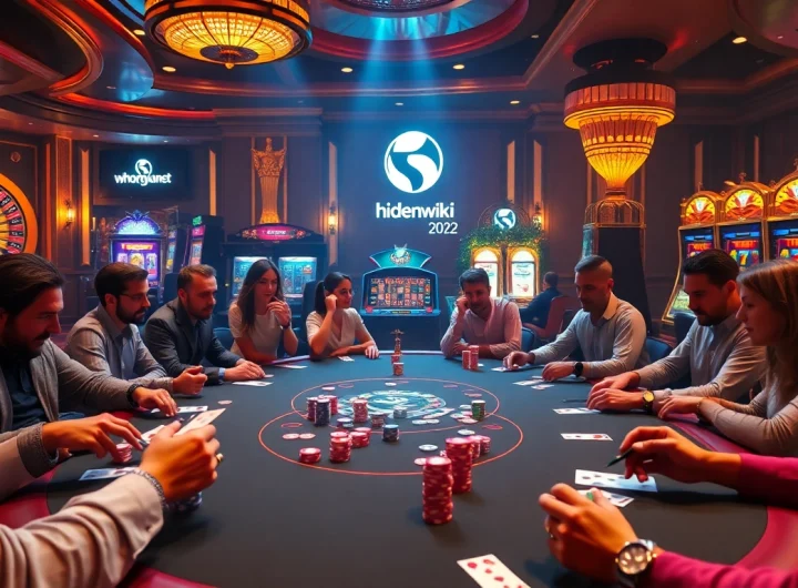 Experience the thrill of gambling with hidden wiki 2026 elements in a vibrant casino scene.