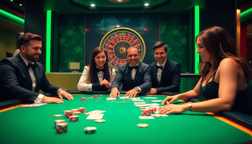 Experience excitement at NEO79 with thrilling gameplay at the casino table.