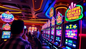 Experience the excitement of winning with a slot bonus new member at vibrant casino machines.