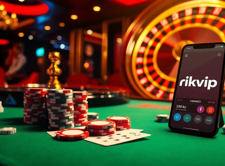 Players enjoy thrilling games at Rikvip's luxurious casino.
