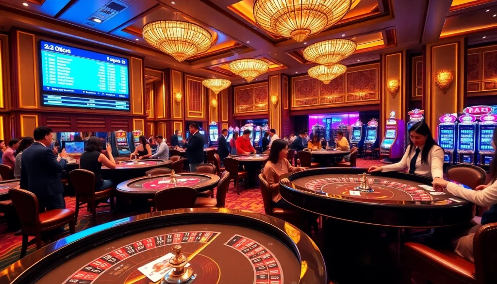 Engaging players experience keo nha cai 5 odds amidst vibrant casino excitement.