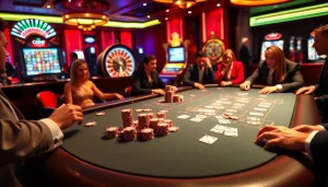 Experience the thrilling atmosphere of gambling at https://hitclub9.us.com/ with vibrant casino visuals and poker excitement.