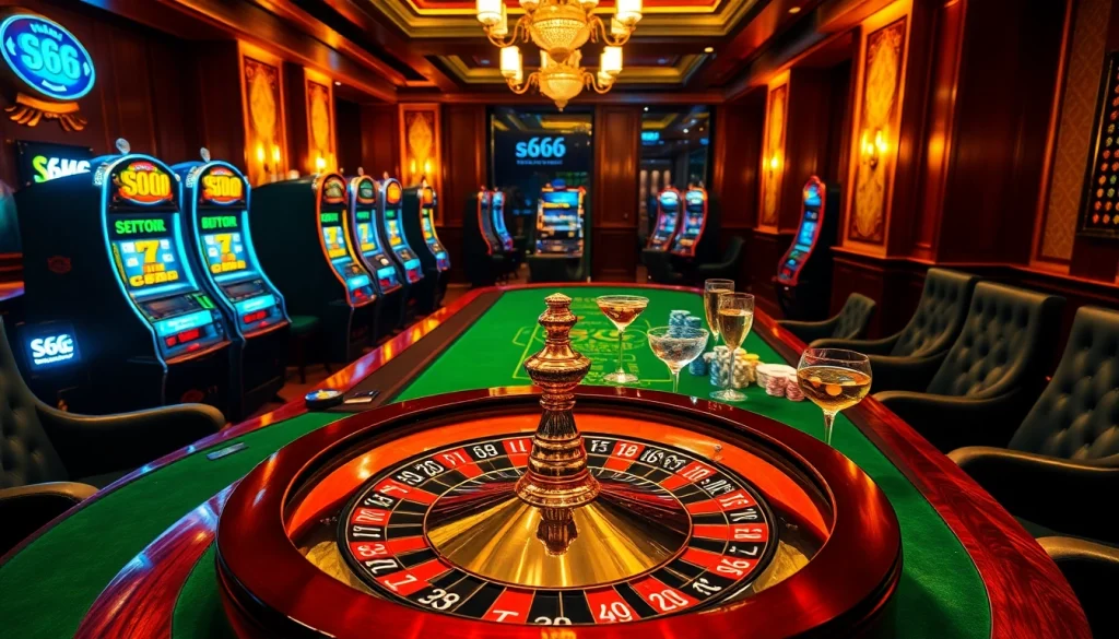 Experience the thrill of winning at s666 casino with vibrant games and luxurious ambiance.