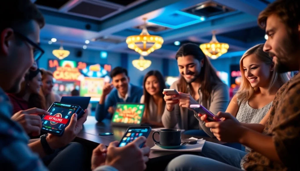 Online gaming experience at 789bet com with diverse players engaged in casino games.