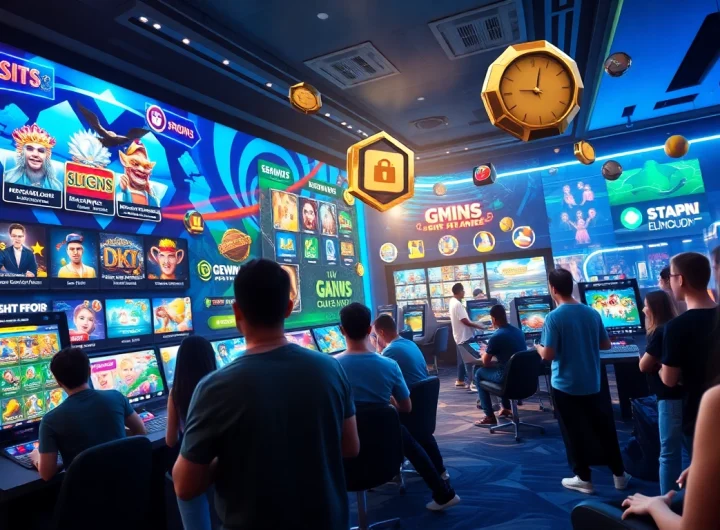 Vibrant online gaming experience at gemwin.it.com with interactive games and enthusiastic players.