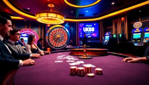 Experience sophisticated gameplay at nhà cái uk88 with professional poker action and lively slot machines.