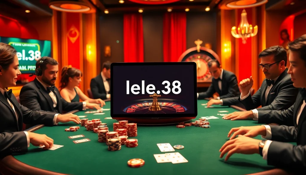 High-stakes poker action with lego138 branding, showcasing vibrant casino elements.
