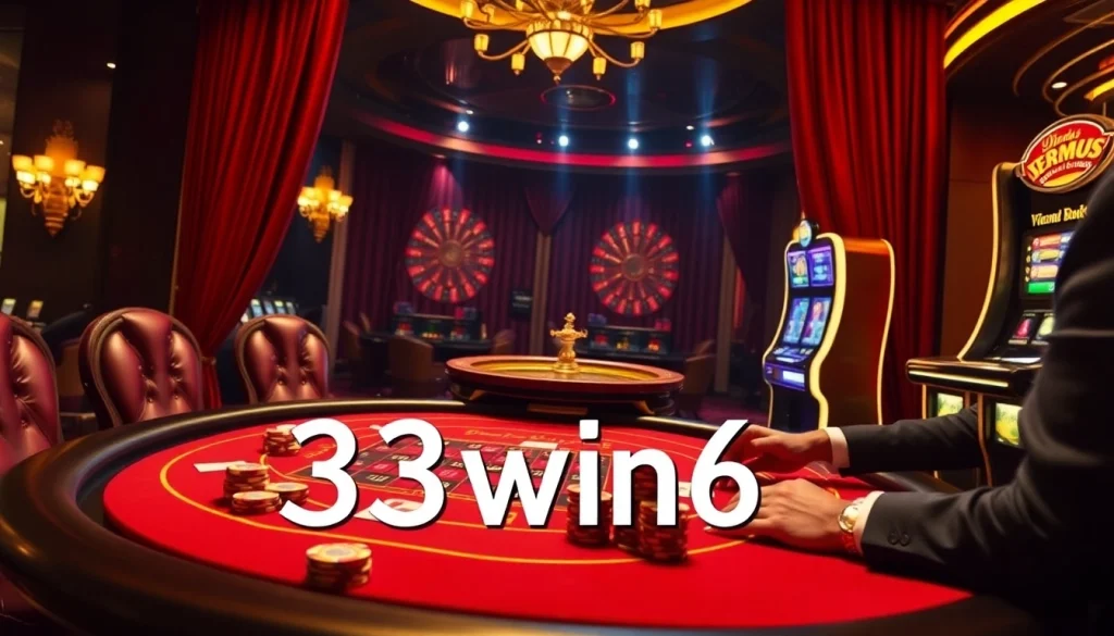 Experience thrilling gambling action at 33win68 with poker tables and high-stakes betting.