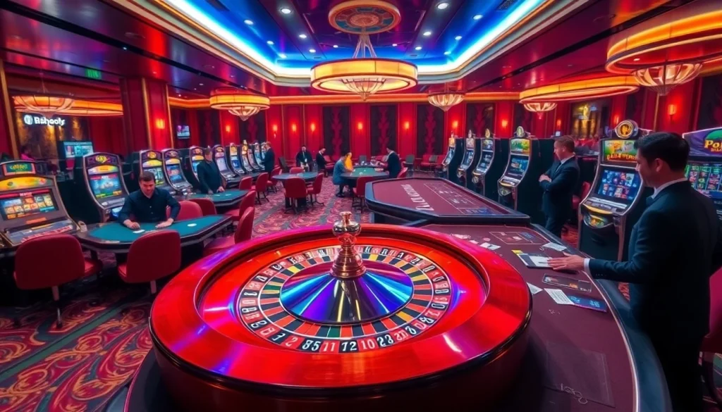 Experience thrilling gameplay at LU 88 with exciting casino tables and vibrant slot machines.