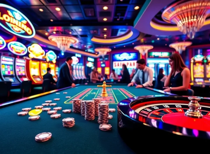 Experience the excitement of pg88 with players engaging at a lively casino table.