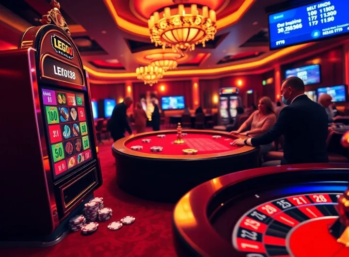 Play and win on LEGO138 slot machines with vibrant casino atmosphere and exciting gameplay.