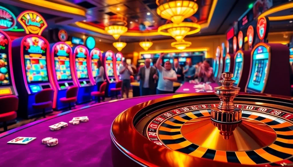 Nikmati keseruan parlay bola di kasino dengan meja roulette dan tebak kartu.